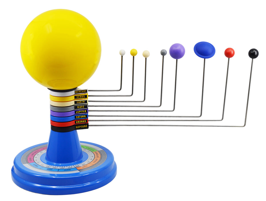 Solar System Model, 13 Inch - Three Dimensional - Shows Relative Position and Motion of Planets Around the Sun