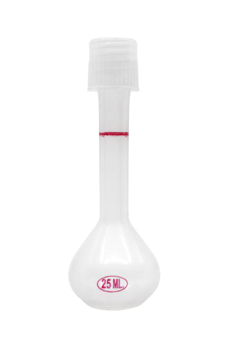 Volumetric Flask, 25mL - Polypropylene - Screw Cap - Autoclavable