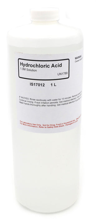 Hydrochloric Acid Solution, 1000mL - 1M - The Curated Chemical Collection