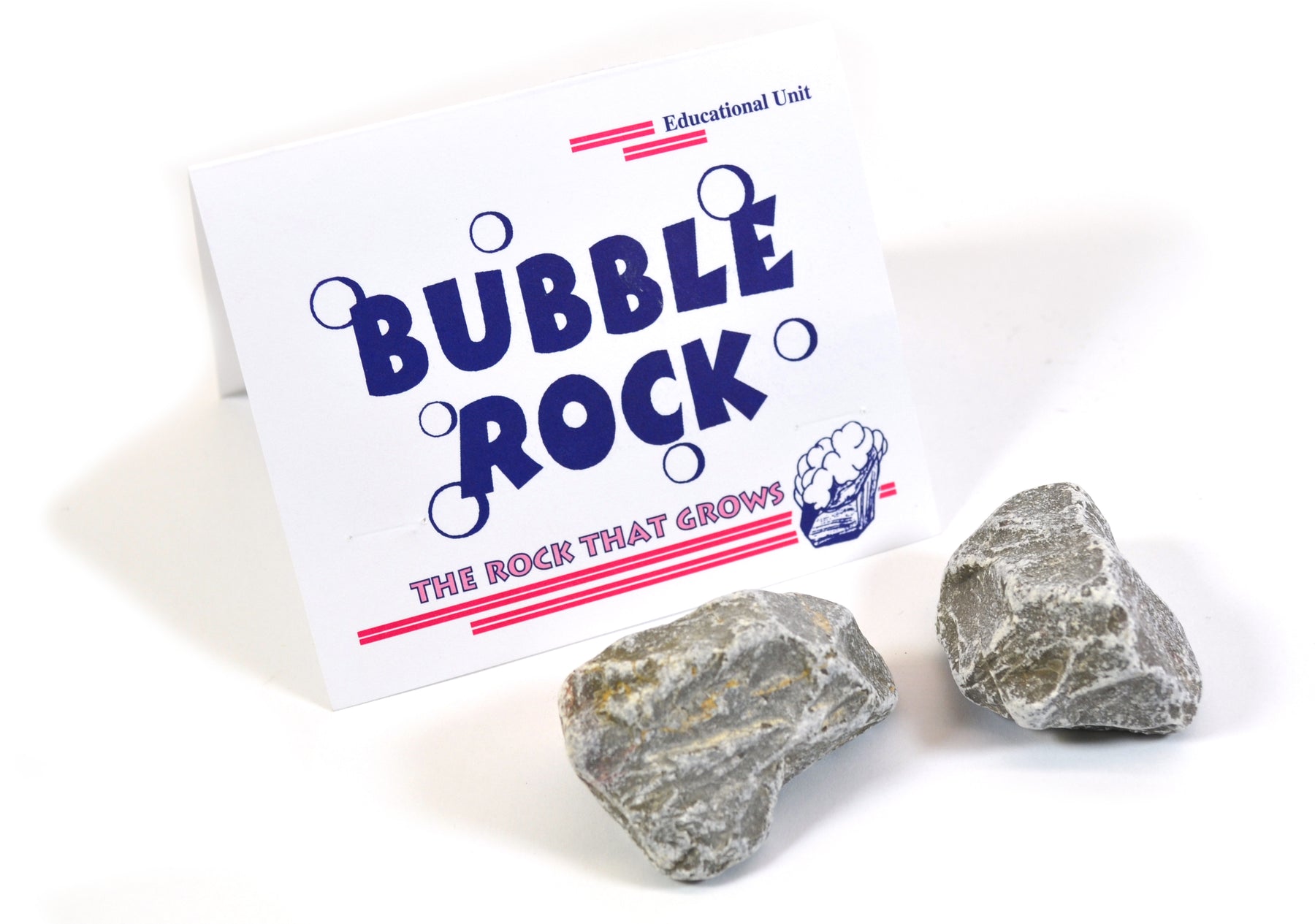 Growing Crystals with Bubble Rocks