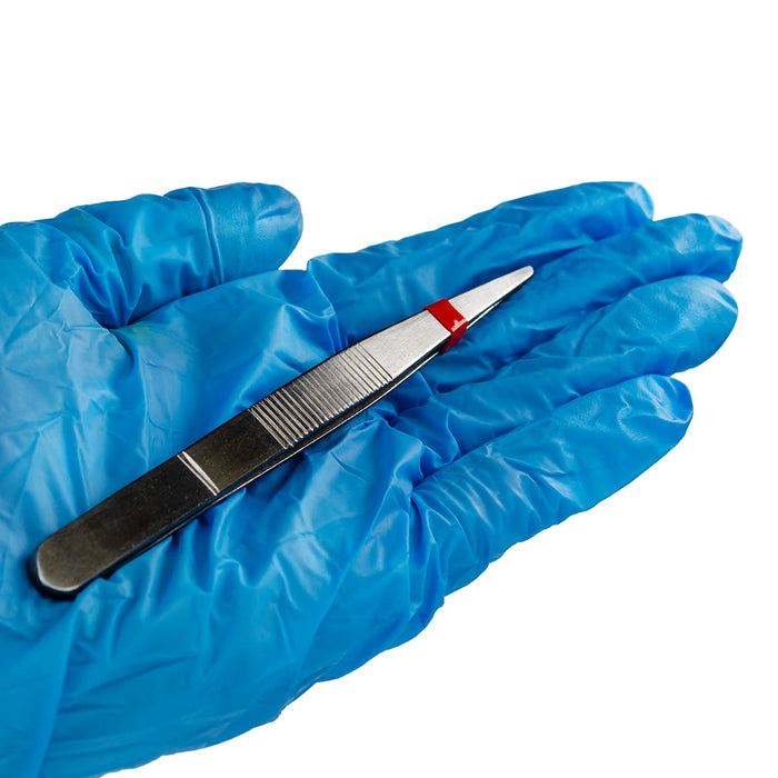 Eisco ?Çô Blunt End Forceps ?Çô 110mm Stainless Steel ?Çô Straight Tip Dissection Forceps ?Çô Precision Tool for Laboratory Biology Classroom Educational Medical and Scientific Applications