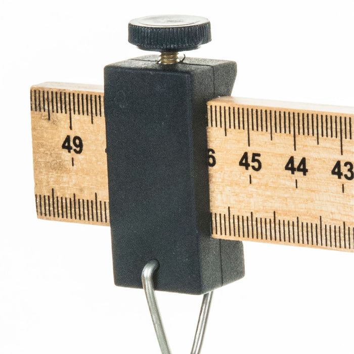 Eisco - Wooden Meter Lever Fulcrum with Graduated Scale - Includes Fulcrum Base and 2 Sets of 100 g Weights - Ideal for Physics Experiments on Torque and Mechanical Advantage