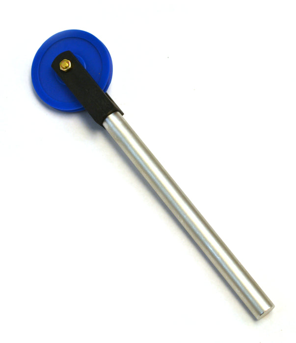 Pulley on Rod, 10 Inch - High speed Low Friction - Aluminum & Plastic