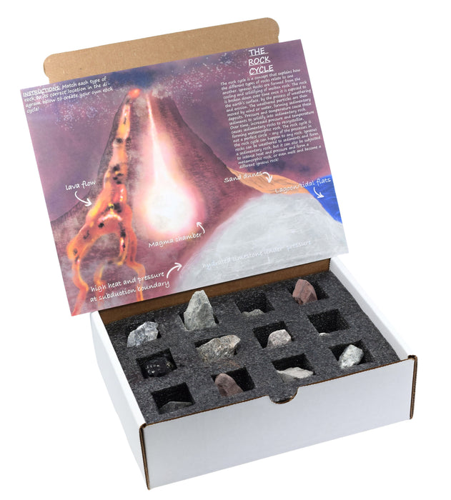 Rock Cycle Specimen Kit, 12-Piece
