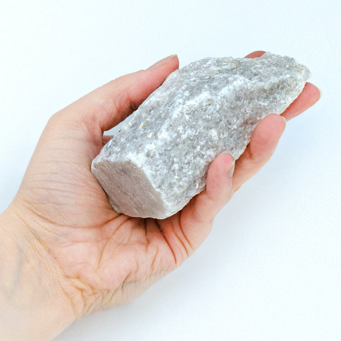 Eisco - Raw Coarse Marble Metamorphic Rock Specimen 3" Hand Sample Labeled for Geology Classroom Identification and Acid Reaction Demonstration