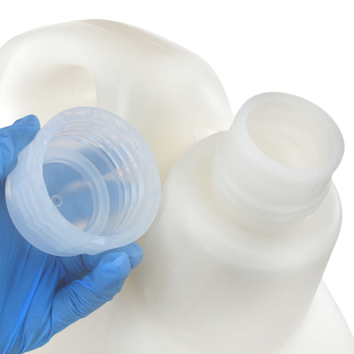 Eisco - 20L HDPE Jerrican with Silicone Lined Polypropylene Cap - Non-Sterile, Laboratory Container for Liquid Storage, Mixing, and Transportation - IS 6312 Tested, FDA Compliant, Scientific Applications