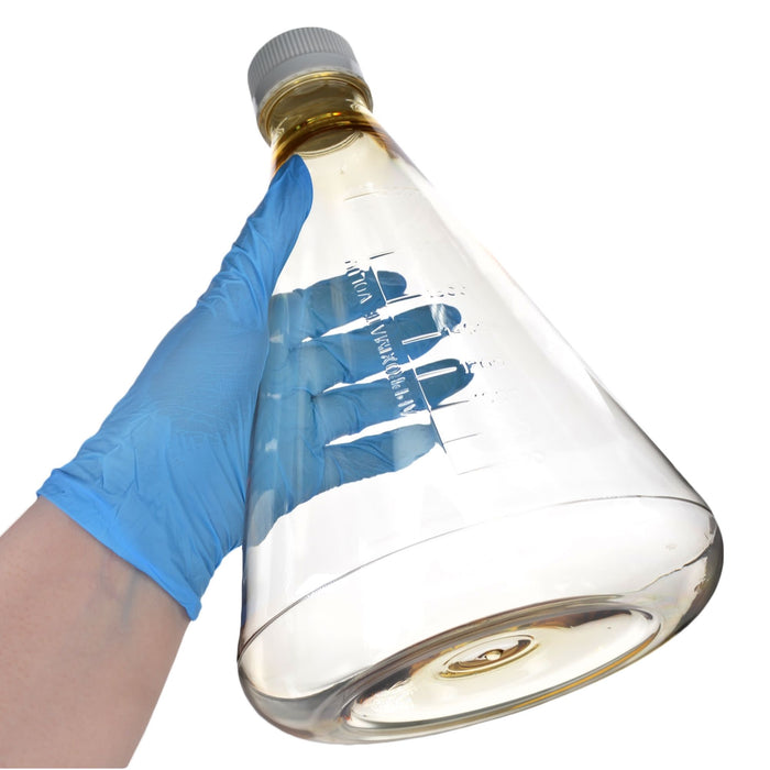 Eisco - Pack of 4, 2L Sterile Polycarbonate Erlenmeyer Flasks, Non-Vented, Flat Bottom, Gamma Sterilized, USP Class VI, Lab-Grade, Chemical Storage, Cell Culture, Mixing