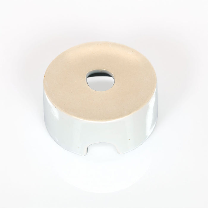 Eisco ?Çô Porcelain Beehive Shelf 7.5cm ?Çô Fully Glazed Inside and Out ?Çô Laboratory Shelf for Crucibles, Burners, and Steam Baths