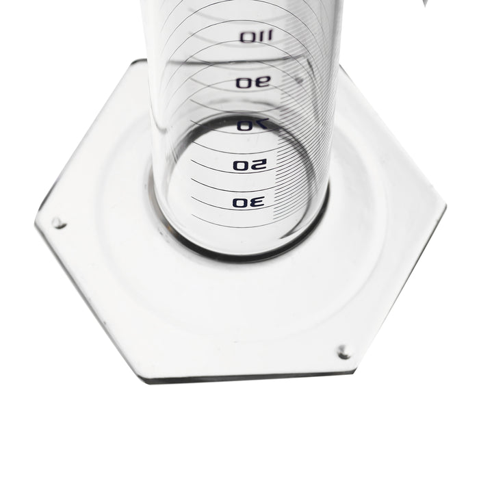 Graduated Cylinder, 250ml - Class B - Blue Graduations - Hexagonal Base