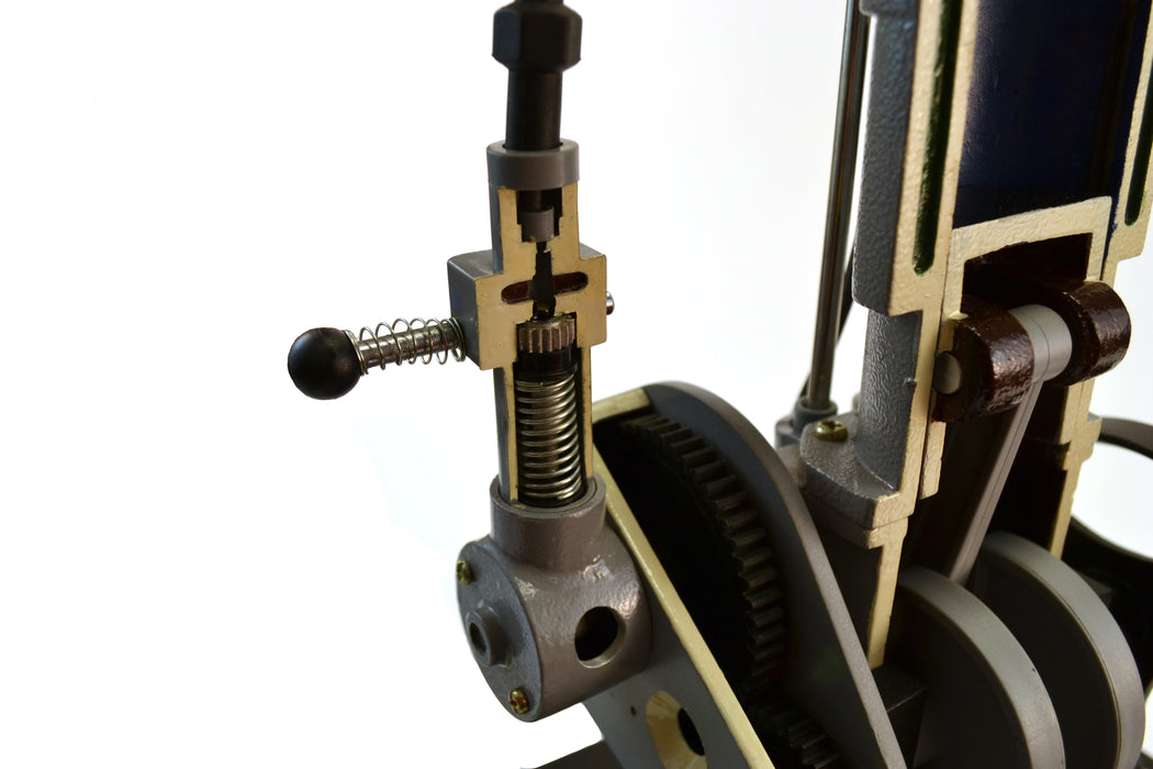 4-Stroke Diesel Hand-Crank Engine Model, 16"