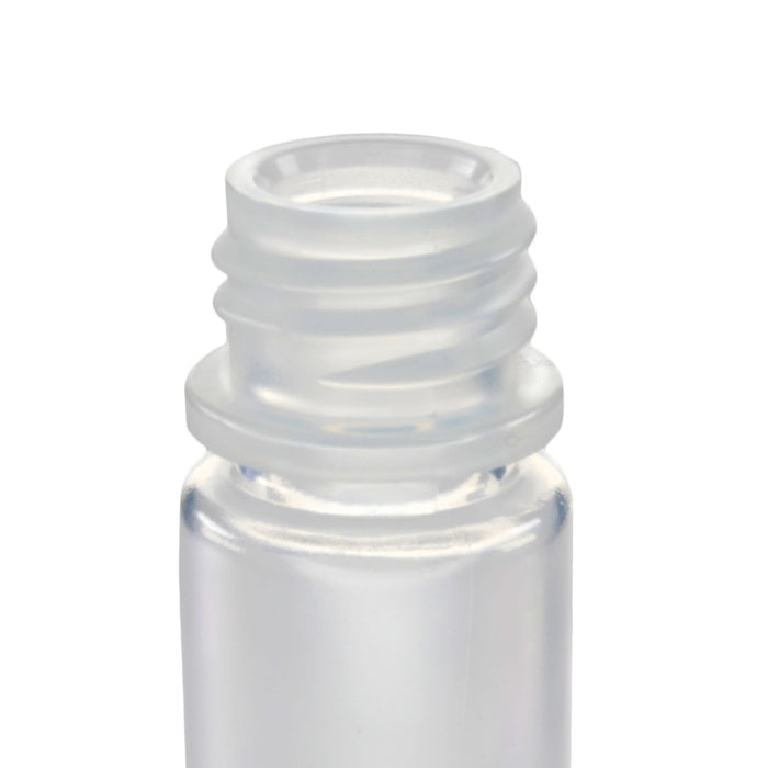 Eisco - Bulk Pack of 2000, 4mL Narrow Mouth Polypropylene Translucent Reagent Bottles with Polypropylene Caps, Non-Sterile, Autoclavable, Leakproof, Laboratory Storage Bottles, 0-135°C Temperature Range
