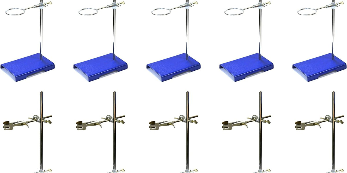 5-Piece Lab-Grade Metalware Equipment Set for Science