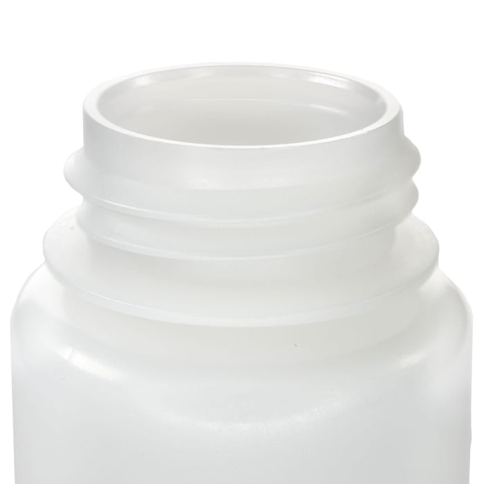 Eisco - 125mL Sterile Wide Mouth HDPE Reagent Bottles with Polypropylene Caps, Pack of 12, Non-Autoclavable, Translucent Laboratory Containers, -100 to 120°C Temperature Range