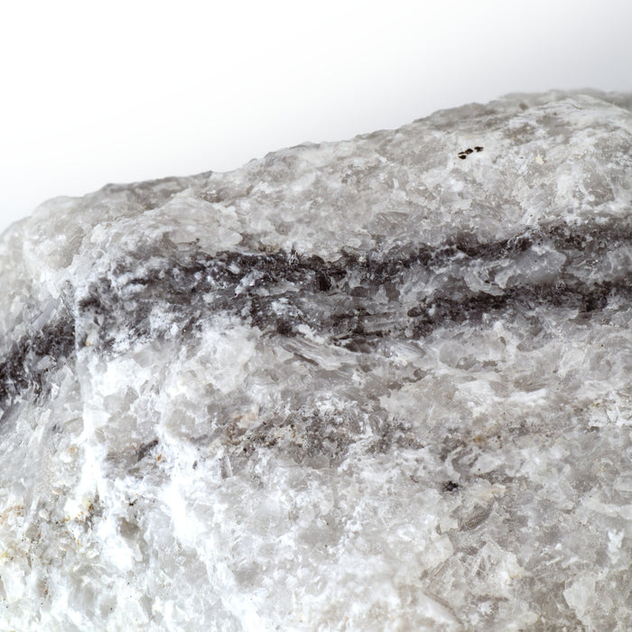 Eisco - Raw Coarse Marble Metamorphic Rock Specimen 3" Hand Sample Labeled for Geology Classroom Identification and Acid Reaction Demonstration