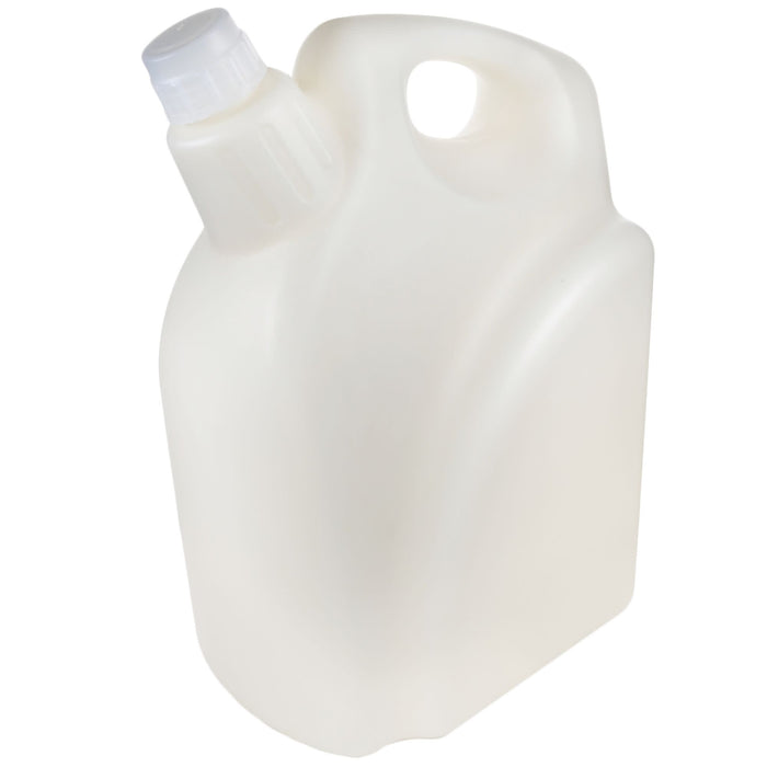 Eisco - 20L HDPE Jerrican with Silicone Lined Polypropylene Cap - Non-Sterile, Laboratory Container for Liquid Storage, Mixing, and Transportation - IS 6312 Tested, FDA Compliant, Scientific Applications