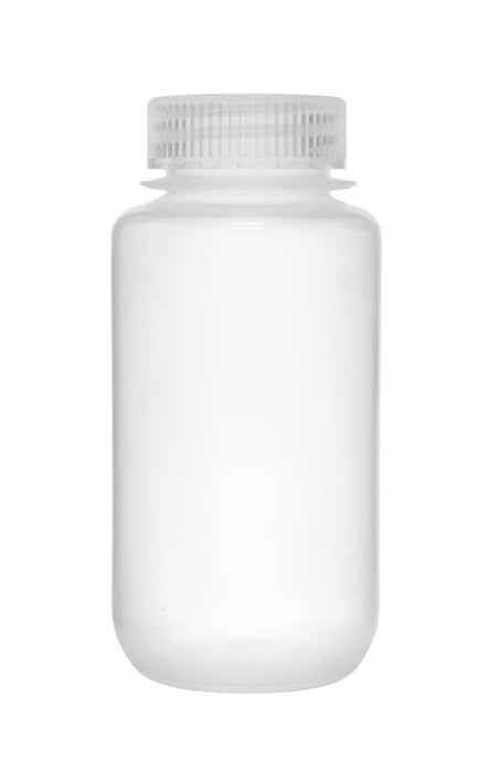 6PK Reagent Bottles, 250ml - Wide Neck with Screw Cap - Polypropylene