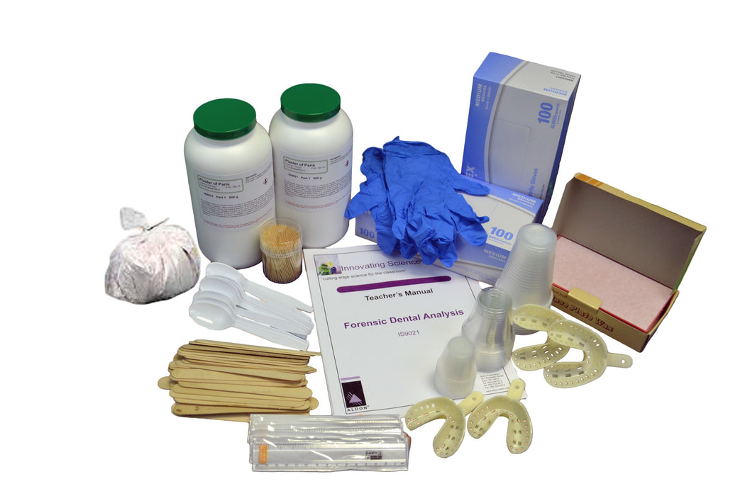 Forensic Dental Analysis Kit - Materials for up to 30 Student Groups - Explores Various Forensic Dentistry Techniques - Innovating Science