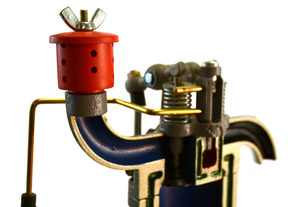 4-Stroke Diesel Hand-Crank Engine Model, 16"