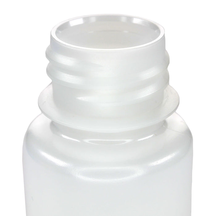 Eisco - 60mL Wide Mouth HDPE Reagent Bottles with Polypropylene Caps, Non-Sterile, Pack of 12, Translucent Leakproof Laboratory Containers, -100 to 120°C Temperature Range