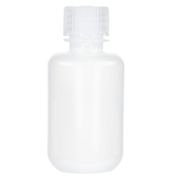 Eisco - Pack of 12, 60mL Narrow Mouth LDPE Translucent Reagent Bottles with Polypropylene Caps, Non-Sterile, Leak-Proof, Chemical Resistant Laboratory Storage Bottles, -100 to 80°C Temperature Range