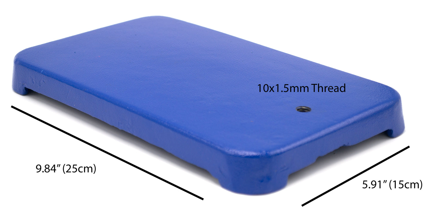 Rectangular Retort Base - 10"x6" - Steel