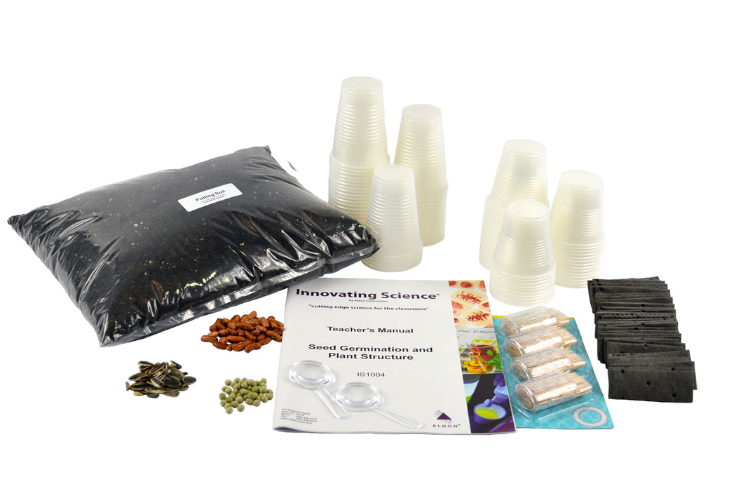 Seed Germination and Plant Structure Elementary Chemistry Kit - Materials for up to 15 Groups
