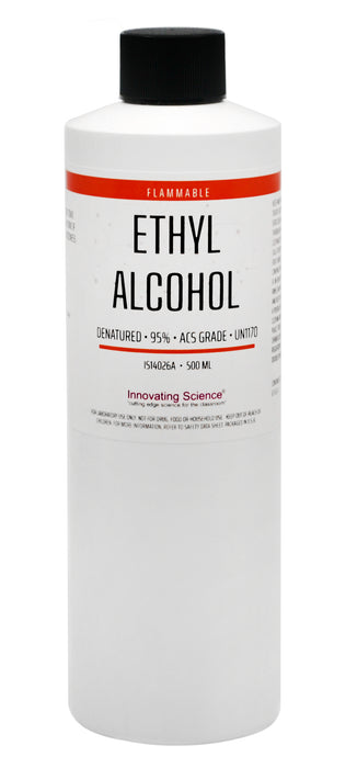 95% Denatured Ethyl Alcohol, 500mL -ACS-Grade - The Curated Chemical Collection