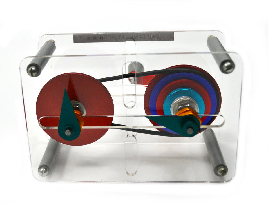 Eisco Labs - Mechanical Demonstration Model -Multispeed Drive belt system