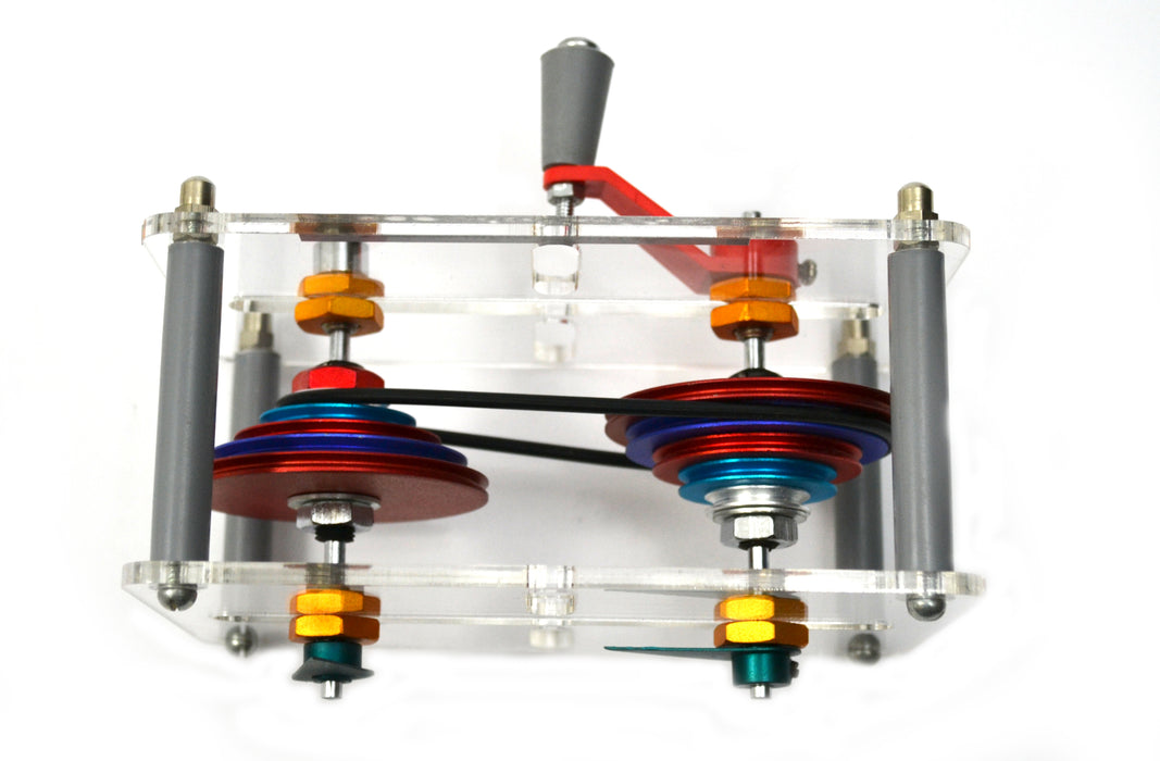 Eisco Labs - Mechanical Demonstration Model -Multispeed Drive belt system