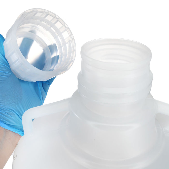 Eisco - 25L Polypropylene Carboy with Silicone-Lined Cap and Spigot, Autoclavable, Leakproof Tested, Non-Sterile, 0-135°C Temperature Range, FDA Compliant, Laboratory and Scientific Liquid Storage Container