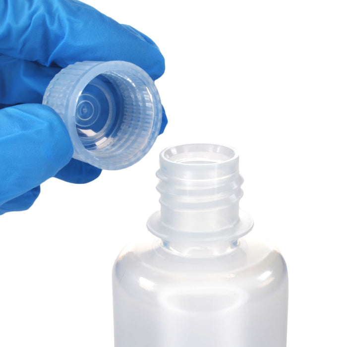 Eisco - Bulk Pack of 1000, 60mL Narrow Mouth Polypropylene Translucent Reagent Bottles with Polypropylene Caps, Non-Sterile, Autoclavable, Leakproof, Laboratory Storage Bottles, 0-135°C Temperature Range