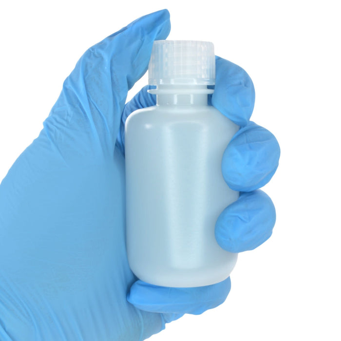 Eisco - Bulk Pack of 1000, 60mL Narrow Mouth HDPE Translucent Reagent Bottles with Polypropylene Caps, Non-Sterile, Leak-Proof, Chemical Resistant Laboratory Storage Bottles, -100 to 120°C Temperature Range