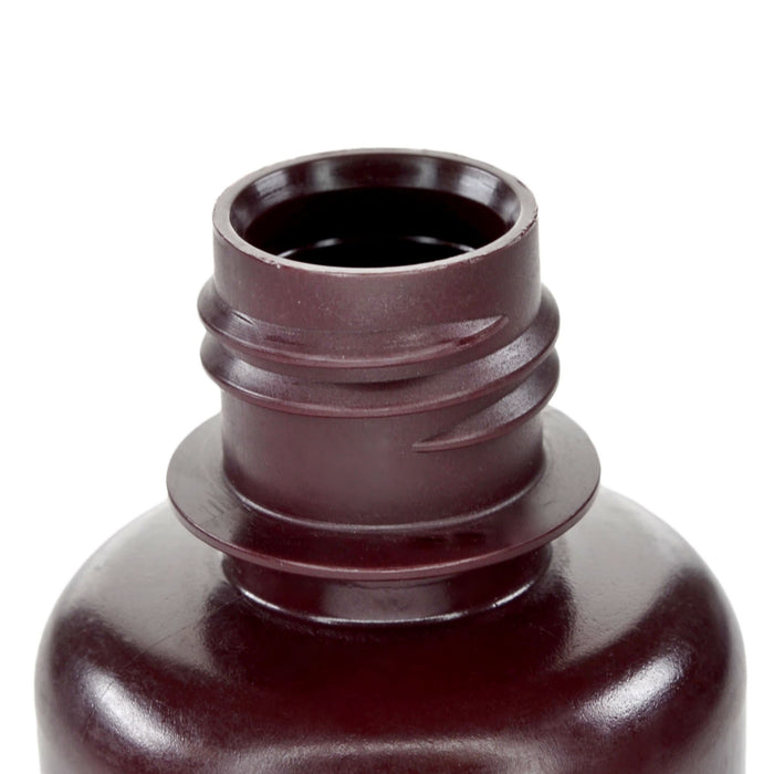 Eisco - Pack of 12 60mL Sterile Narrow Mouth Amber HDPE Reagent Bottles with Polypropylene Caps, Leak-Proof Design, Light-Sensitive Sample Storage, -100 to 120°C, Laboratory Containers