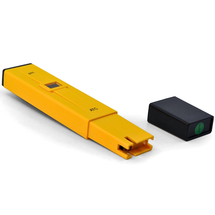 Eisco - Pocket-Sized Digital pH Tester with 0.0 to 14.0 pH Range Â±0.1 Accuracy - Lightweight and Portable - Includes Calibration Screwdriver and Plastic Storage Case for Laboratory and Educational Use