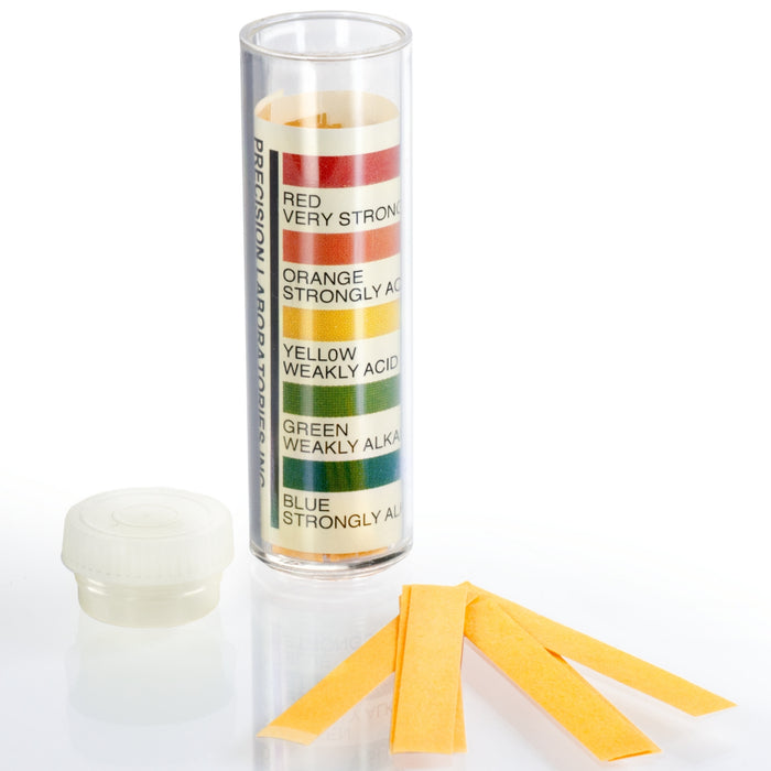 Eisco - pH Test Strips 2–4–6–8–10, 100 Strips in Vial with Color Chart ...