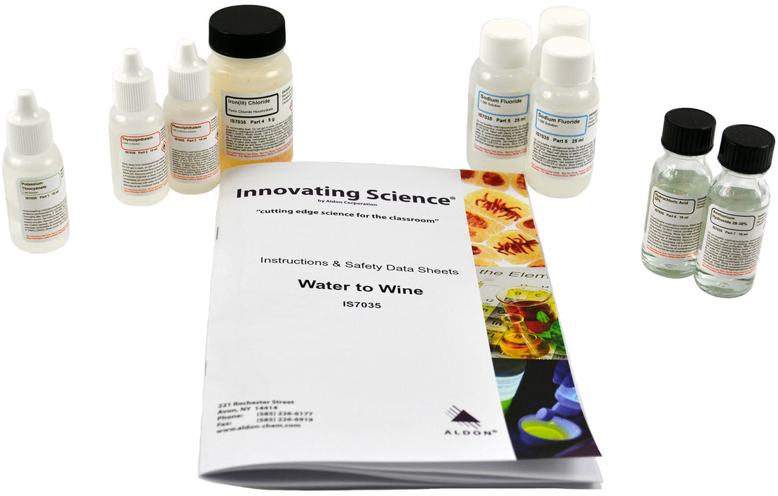 Innovating Science Water to Wine Kit