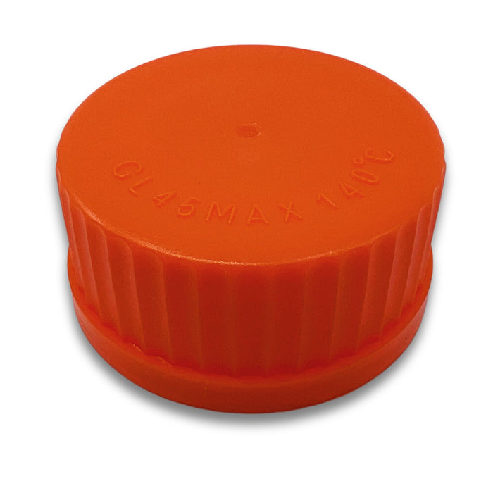 Eisco Labs - Autoclavable Screw Cap (GL 45) for Reagent Bottles - Replacement Cap for CH0164 & CH0165 Series - Airtight Seal, Lab-Grade Screw Cap, Compatible with GL 45 Reagent Bottles