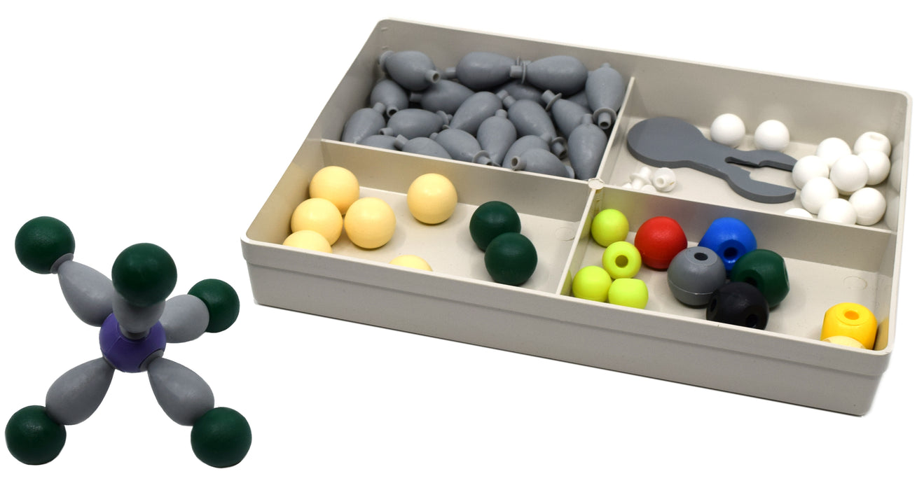 Molecular Model Kit, 74 Pcs - Demonstration of Bond Orientation, VSEPR Theory