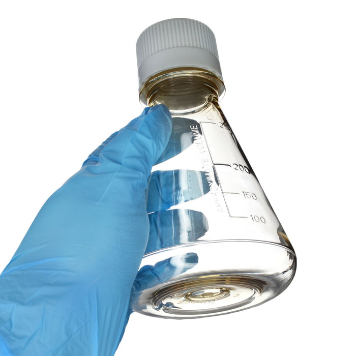 Eisco - Pack of 12, 250mL Sterile Polycarbonate Erlenmeyer Flasks, Non-Vented, Flat Bottom, Gamma Sterilized, USP Class VI, Lab-Grade, Chemical Storage, Cell Culture, Mixing
