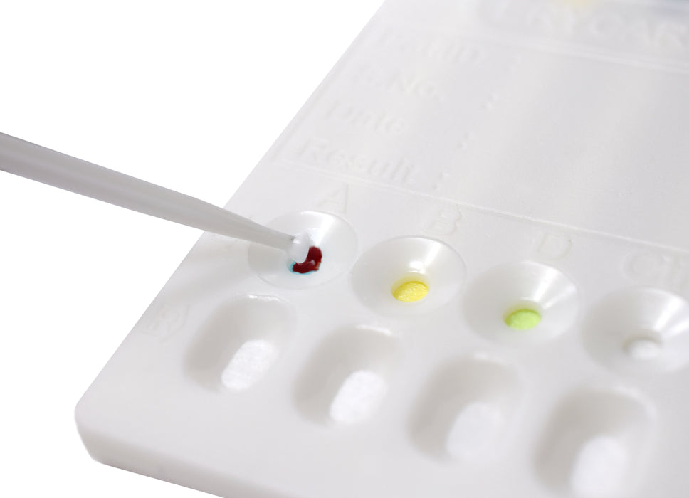 Erycard ABO/RH Blood Typing Card - NOT for Medical / Clinical Use - In ...