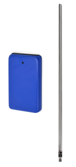 Rectangular Retort Base & Rod Set - 6"x4" Base, 19.8" Rod - Steel