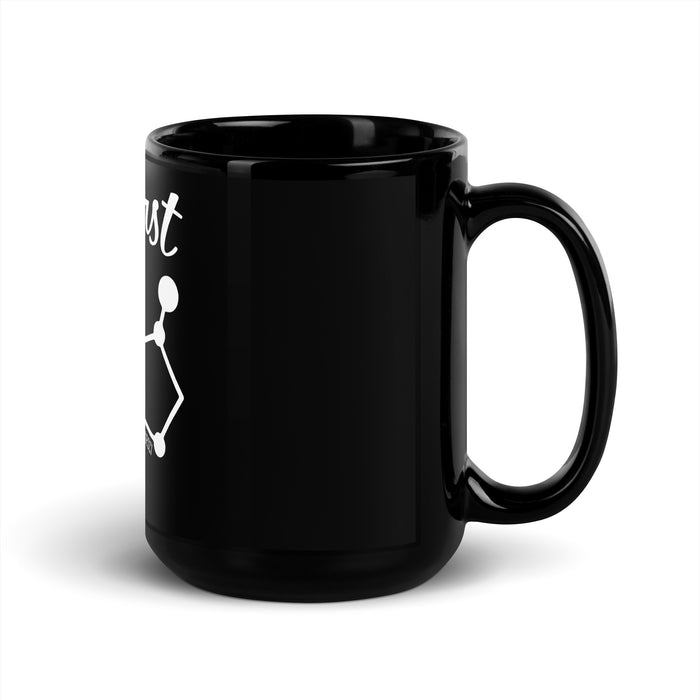But First Coffee V2. - Black Glossy Mug
