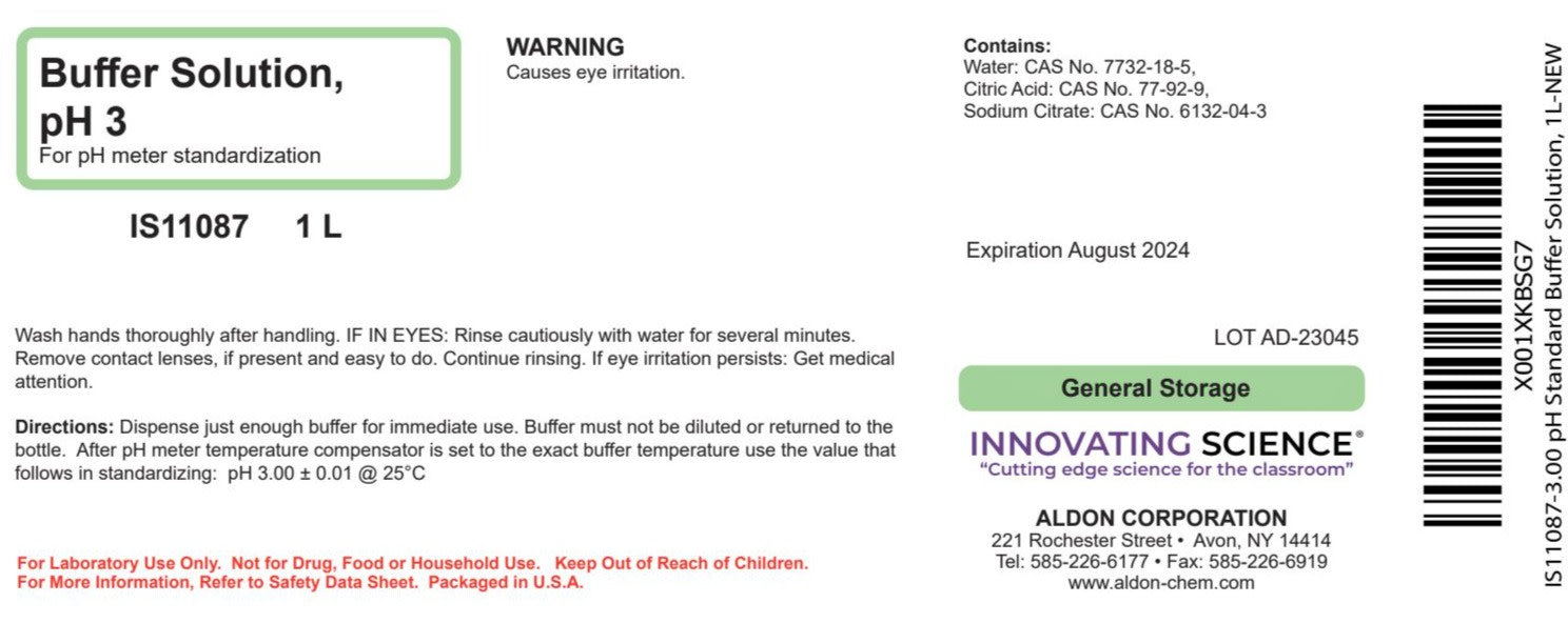 Standard Buffer Solution, 1000mL - 3.0 pH - The Curated Chemical Collection