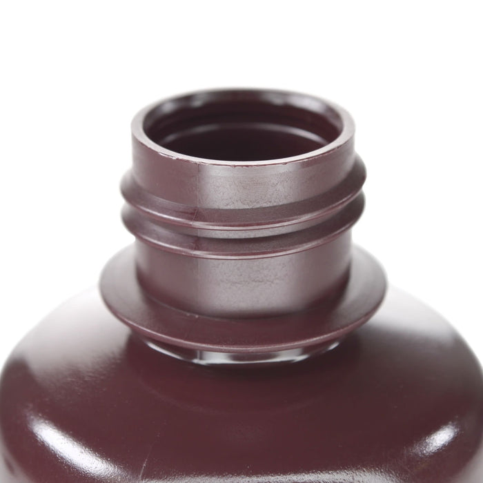 Eisco - Pack of 12 125mL Sterile Narrow Mouth Amber HDPE Reagent Bottles with Polypropylene Caps, Leak-Proof Design, Light-Sensitive Sample Storage, -100 to 120°C, Laboratory Containers