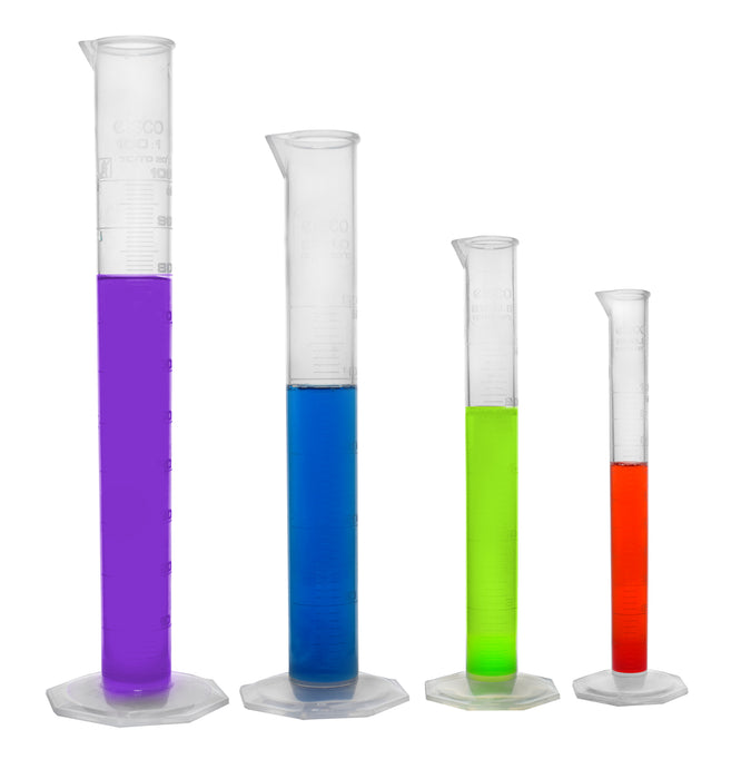 15-Piece Ultimate Plastics Science Lab Set with Beakers, Cylinders, Pipettes and Brush