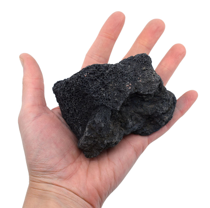 Raw Scoria, Igneous Rock Specimen - Approx. 3" - Hand Sample - Geologist Selected & Hand Processed - Great for Science Classrooms - Eisco Labs