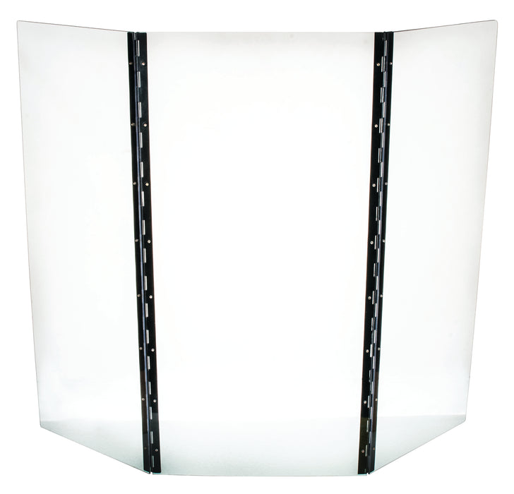 3-Panel Polycarbonate Safety Barrier, 24" Height
