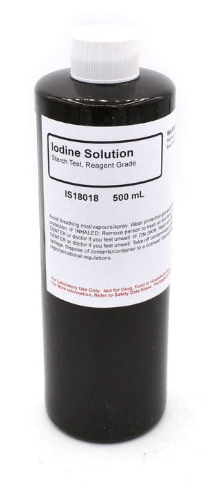 Iodine Solution, 500mL - Reagent-Grade - The Curated Chemical Collection