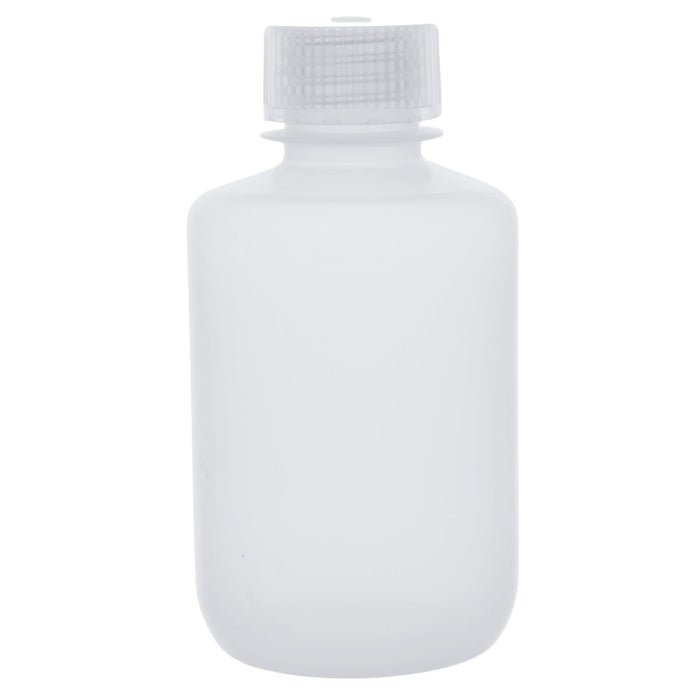 Eisco - Pack of 12, 125mL Narrow Mouth LDPE Translucent Reagent Bottles with Polypropylene Caps, Non-Sterile, Leak-Proof, Chemical Resistant Laboratory Storage Bottles, -100 to 80°C Temperature Range