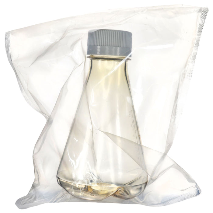 Eisco - Pack of 12, 500mL Sterile Polycarbonate Erlenmeyer Flasks, Non-Vented, Baffled Bottom, Gamma Sterilized, USP Class VI, Lab-Grade, Mixing, Cell Culture, Shaker Compatible